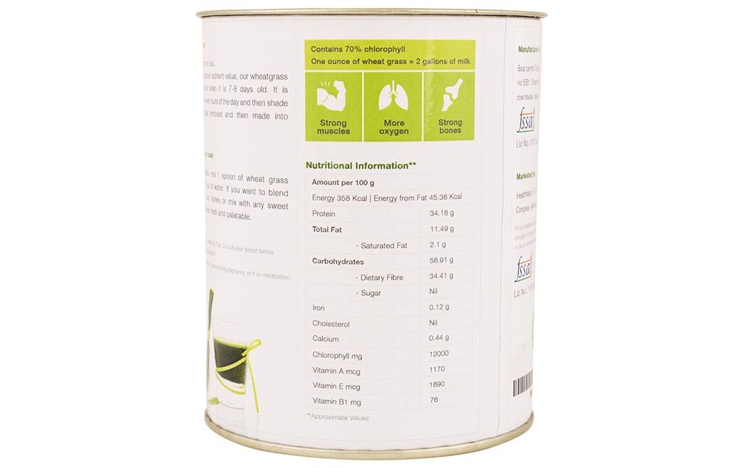 By Nature Wheatgrass Powder    Tin  100 grams